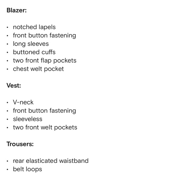 Single-breasted Checked 3 Piece Suit 3Y Light Beige Navy Blue Vest Trousers - Picture 16 of 16